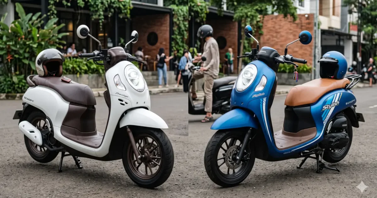 Perbedaan Scoopy Prestige dan Stylish dari Tampilan dan Fiturnya